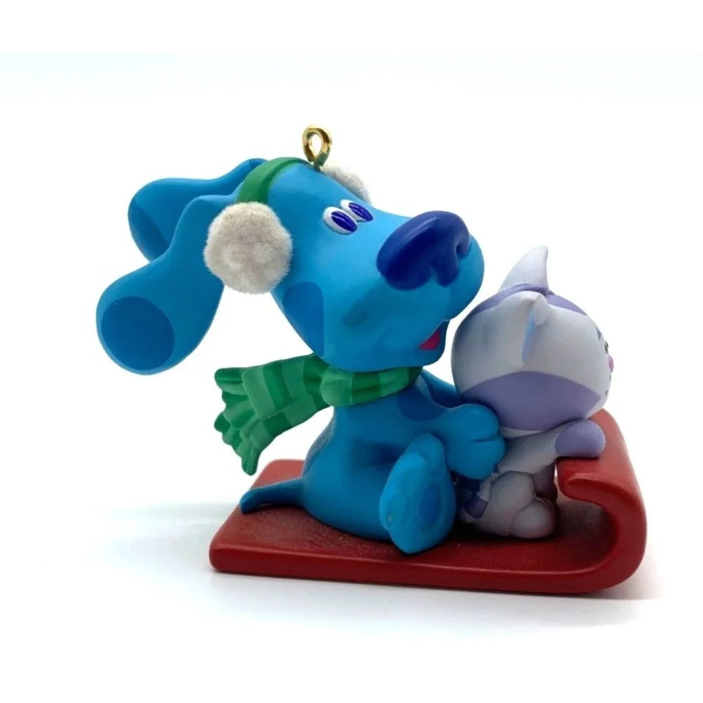2001‎ Hallmark Blue's Clues Ornament Blue & Periwinkle Nickelodeon QXI61 Vintage